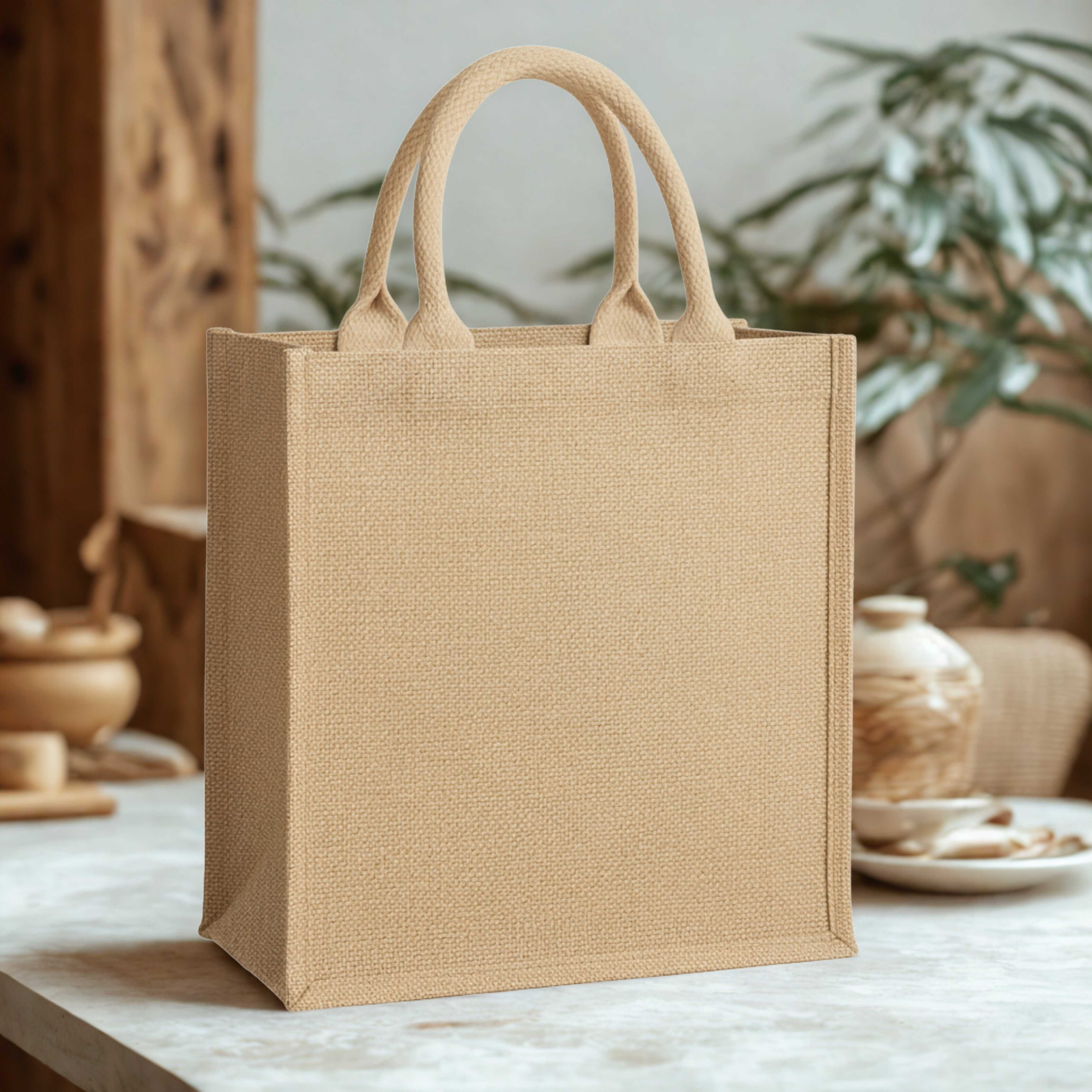 Jute natural bag J026